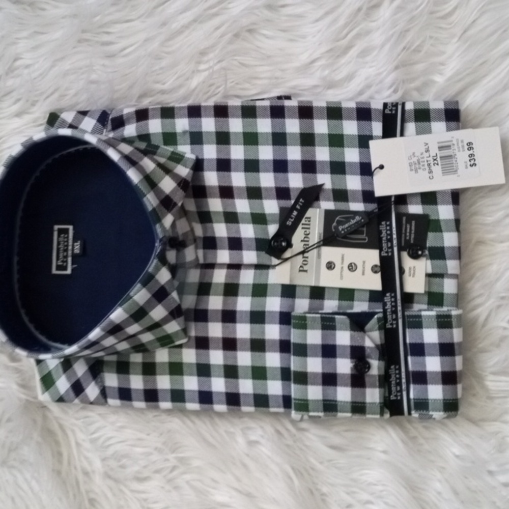 Portabella New York , men's long sleeve dress shirt